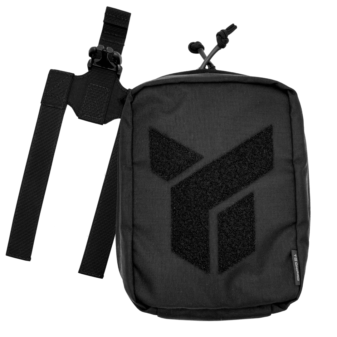 Підсумок під аптечку &quot;Дніпро&quot; без платформи (кріплення на спорядження) №24 Gen 2, чорний - фото 1