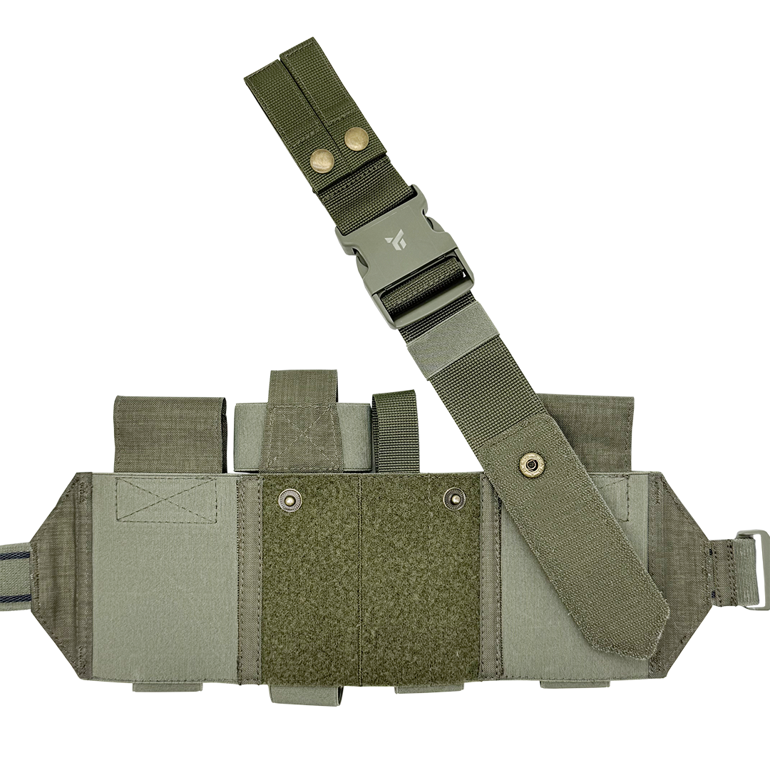 Підсумок під аптечку &laquo;ДНІПРО&raquo; з платформою (кріплення на ремінь та стегно), PM25 GEN2, олива - фото 3