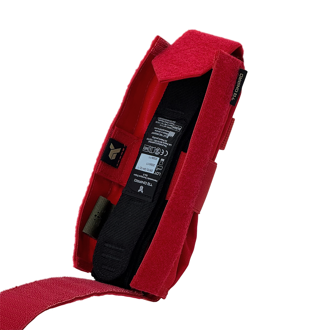 Pouch for Hemostatic Tourniquet &ldquo;Dnipro&rdquo;, Model №8, Gen2, Red - photo 7