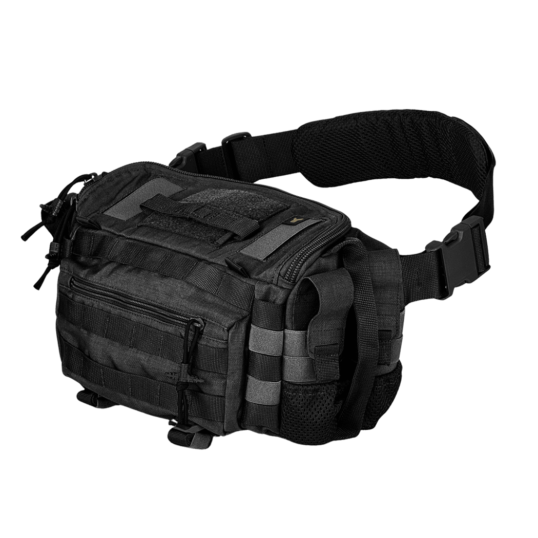 Dnipro PM30 Tactical Medic Bag – Black, Waist/Shoulder Carry Dnipro PM30 Tactical Medic Bag – Black, Waist/Shoulder Carry