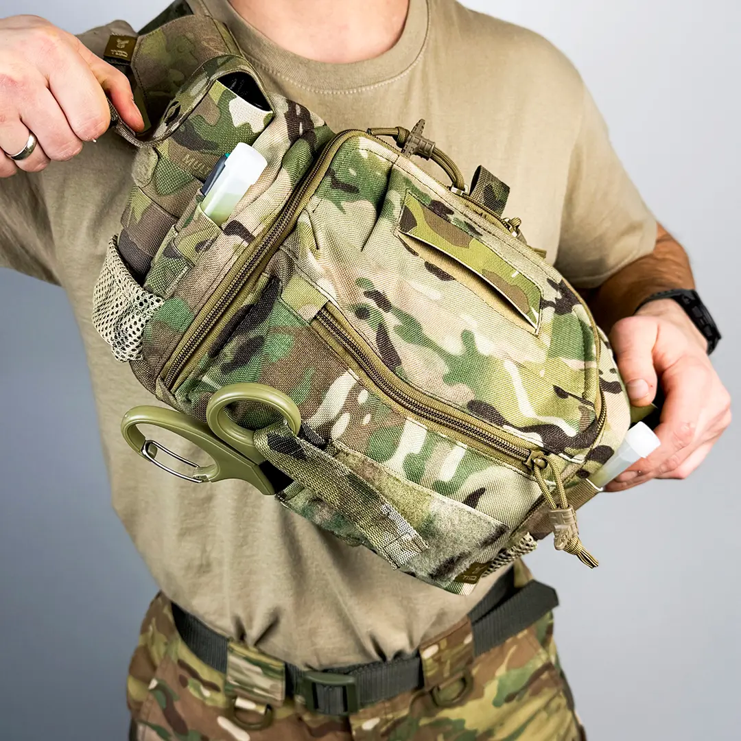 Сумка медика гібридна TQD BM33, Multicam - фото 12 Сумка медика гібридна TQD BM33, Multicam - фото 12