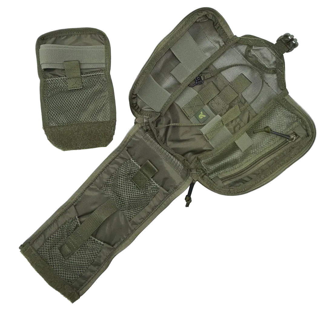 "DNIPRO" PM26 First Aid Kit Pouch on a Platform (Gear Attachment), Olive - photo 6