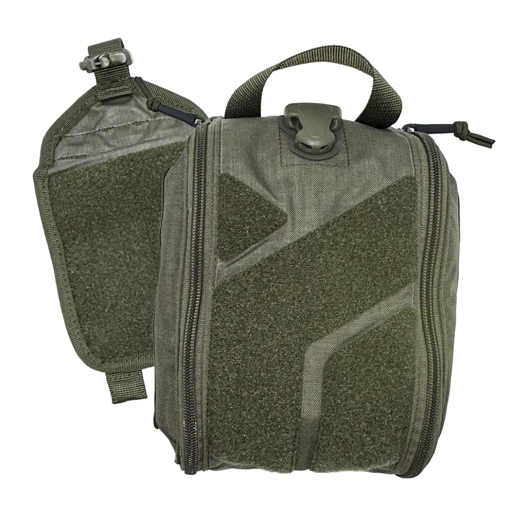 "DNIPRO" PM26 First Aid Kit Pouch on a Platform (Gear Attachment), Olive