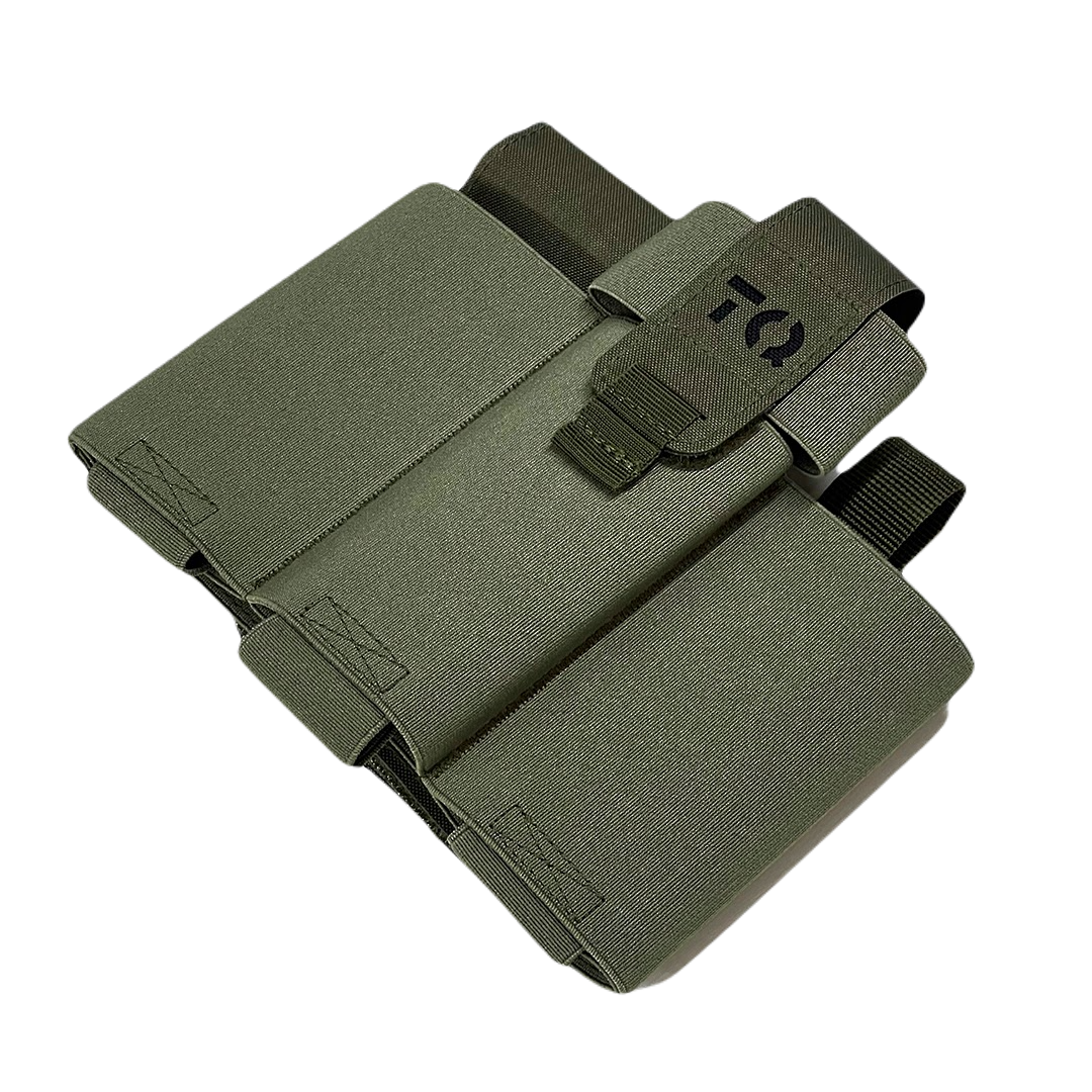 Pouch for first aid kit &quot;Dnipro&quot; without platform (shin mount), model No. 23, olive - photo 2