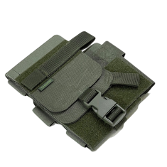 Pouch for first aid kit &quot;Dnipro&quot; without platform (shin mount), model No. 23, olive - photo 3