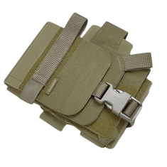 Pouch for first aid kit &quot;Dnipro&quot; without platform (shin mount), model No. 23, coyote - photo 4