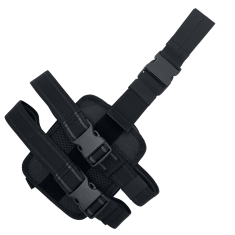 Pouch for a first aid kit &quot;Dnipro&quot; on a platform (attachment for ammunition and hip), PM21, black - photo 3