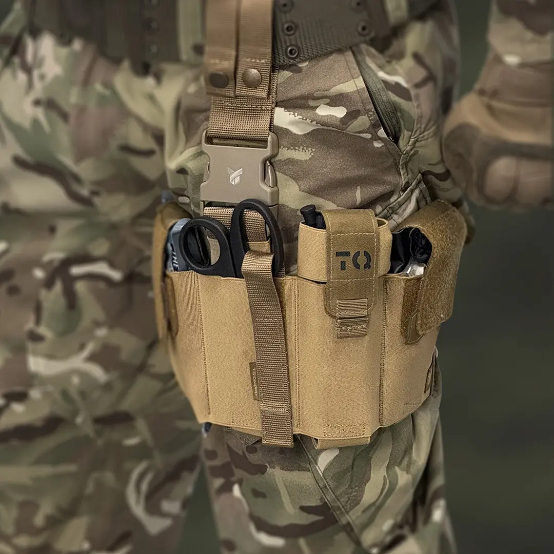 Підсумок під аптечку &laquo;ДНІПРО&raquo; з платформою (кріплення на ремінь та стегно), PM25 GEN2, койот - фото 4