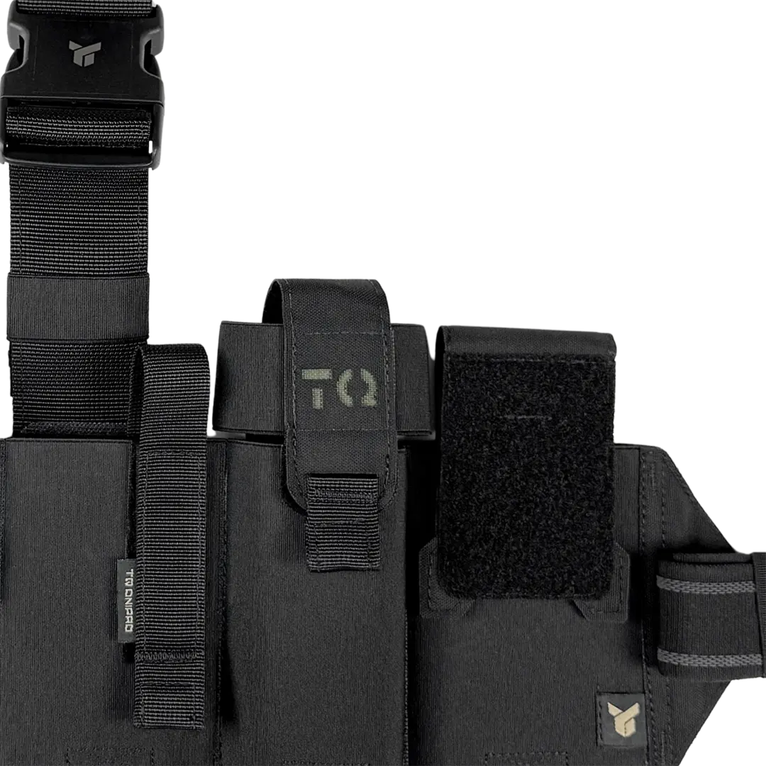 Підсумок під аптечку &laquo;ДНІПРО&raquo; з платформою (кріплення на ремінь та стегно), PM25 GEN2, чорний - фото 4