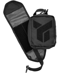 Підсумок під аптечку &quot;Дніпро&quot; на платформі (кріплення на спорядження) №22, чорний Gen 2 - фото 1