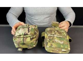 First aid kit pouch "Dnipro" on a platform (attachment to equipment or thigh) No. 21 Gen2, original multicam - photo 2