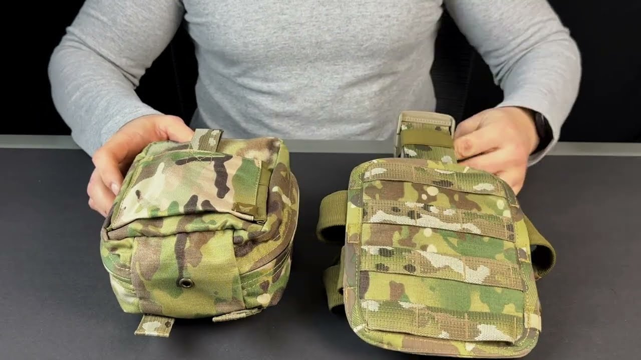 Підсумок під аптечку "Дніпро" на платформі (кріплення на спорядження або стегно) № 21 Gen2, піксель - фото 2